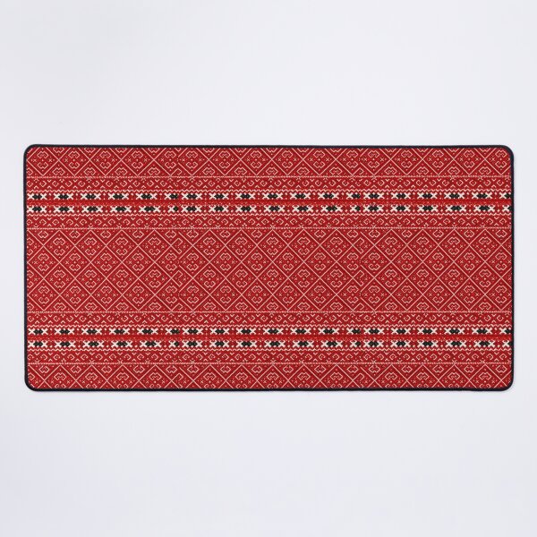 Item preview, Traditional Red Folk Embroidery Pattern designed and sold by DansCreations42.