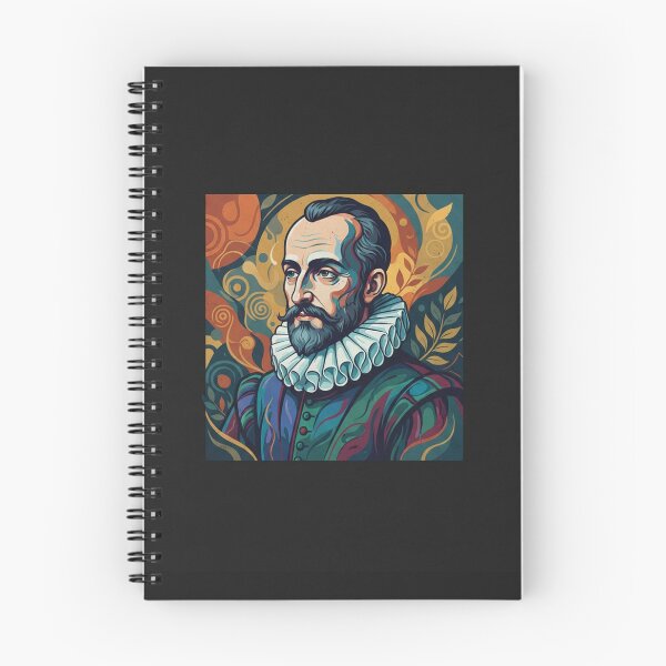 Item preview, Miguel de Cervantes Renaissance Portrait Masterpiece designed and sold by Owcomm.