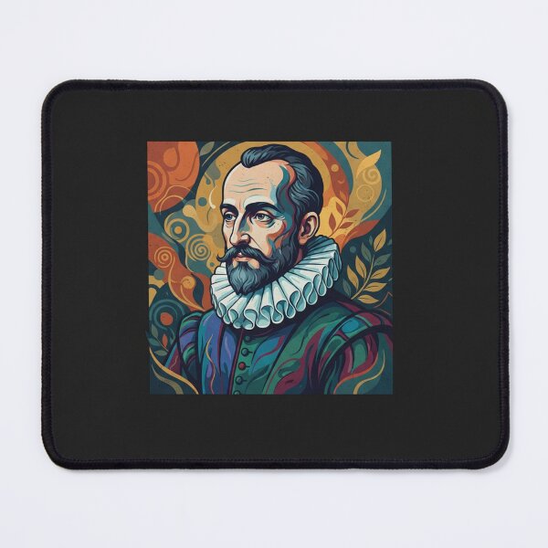 Item preview, Miguel de Cervantes Renaissance Portrait Masterpiece designed and sold by Owcomm.
