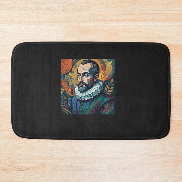 Item preview, Miguel de Cervantes Renaissance Portrait Masterpiece designed and sold by Owcomm.