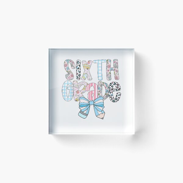 Item preview, Preppy Sixth Grade Coquette Daisy Bow T-Shirt designed and sold by VendaVirtualVip.