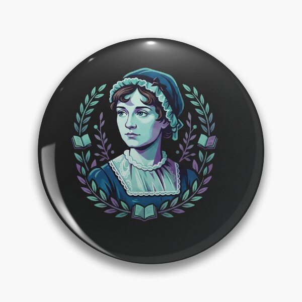Item preview, Jane Austen Literary Portrait Vintage Vibe designed and sold by Owcomm.