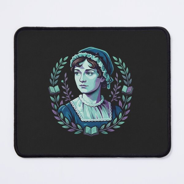 Item preview, Jane Austen Literary Portrait Vintage Vibe designed and sold by Owcomm.