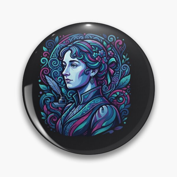 Item preview, Jane Austen Writer Portrait Illustration designed and sold by Owcomm.
