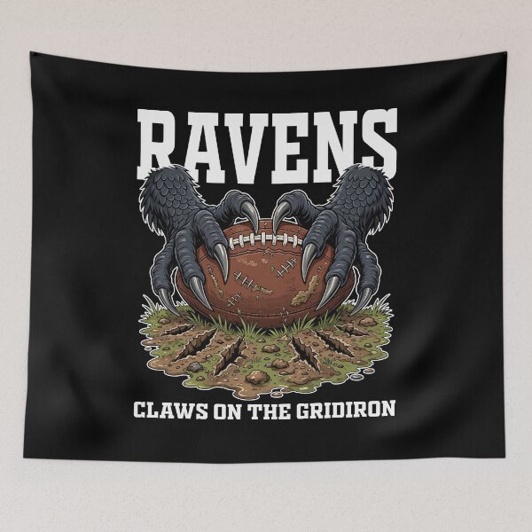 Item preview, RAVENS CLAWS ON THE GRIDIRON - BAL RAVENS designed and sold by KEF Custom.