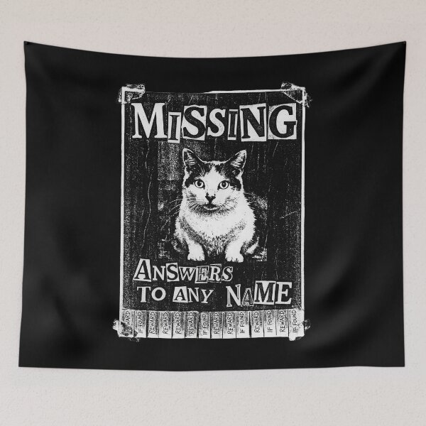 Item preview, Missing Cat Punk Zine Photocopy Flyer designed and sold by The Mellonaire.