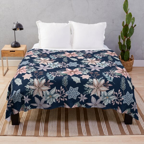 Item preview, Midnight Poinsettia Party designed and sold by Road Home Quilting.