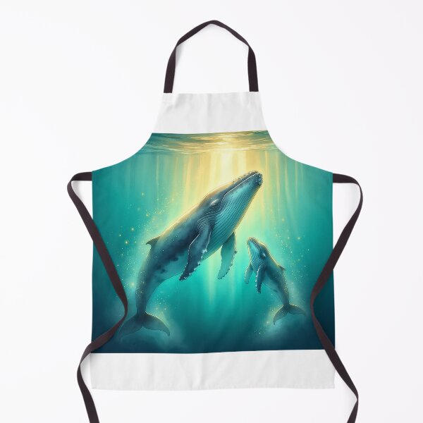 Item preview, Whale and Calf — Tenderness in the Turquoise Light designed and sold by Hawaii26.
