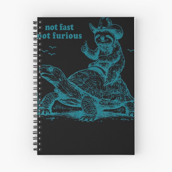 Item preview, Not Fast Not Furious Vintage Sloth Turtle Humor designed and sold by linendaust.