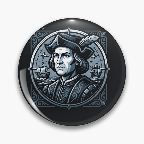 Item preview, Christopher Columbus Explorer Vintage Nautical Portrait designed and sold by Owcomm.