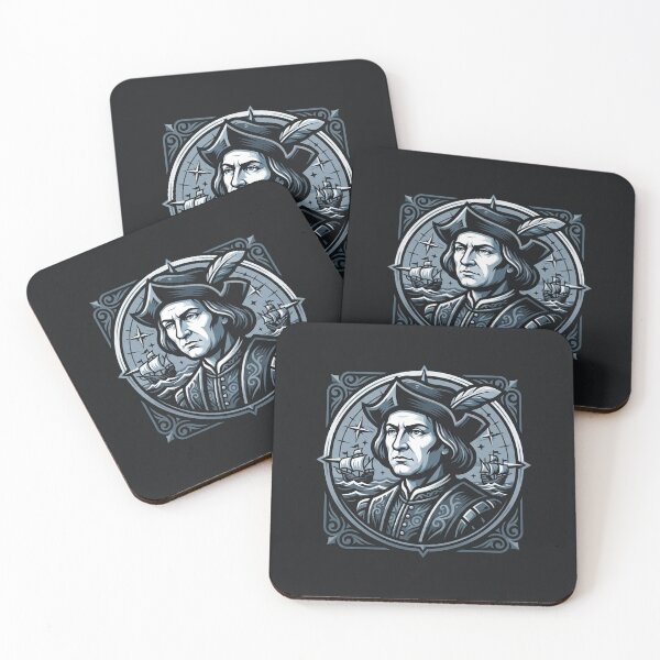 Item preview, Christopher Columbus Explorer Vintage Nautical Portrait designed and sold by Owcomm.