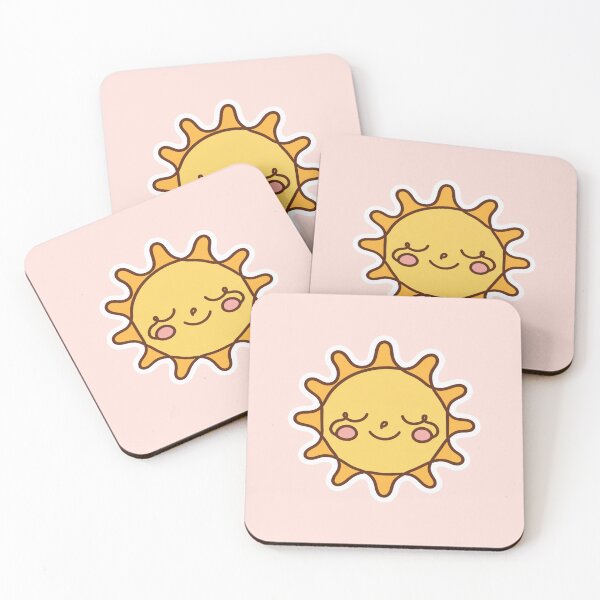 Item preview, Minimalist Line Art Sun Cute Sticker Design designed and sold by Inkworksbyshery.