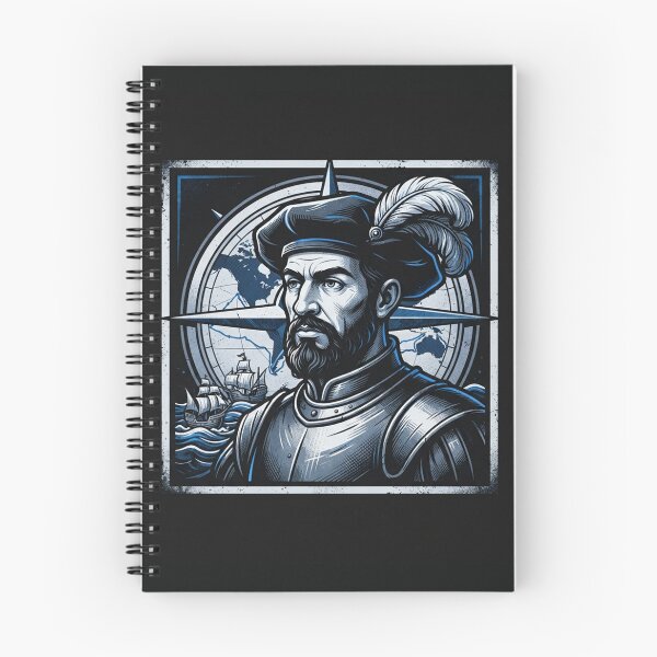 Item preview, Ferdinand Magellan Explorer Portrait Compass Art designed and sold by Owcomm.