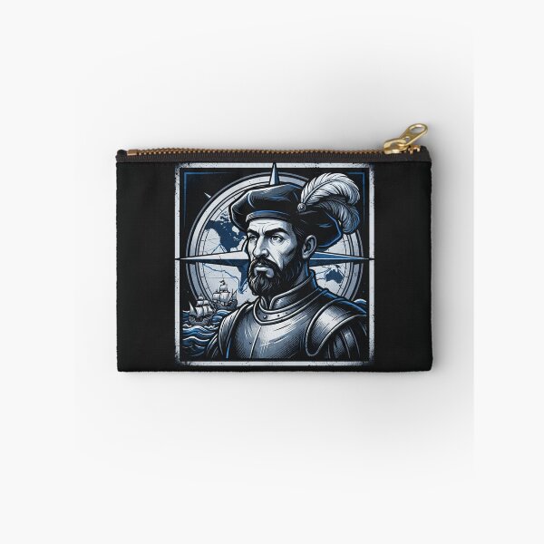 Item preview, Ferdinand Magellan Explorer Portrait Compass Art designed and sold by Owcomm.