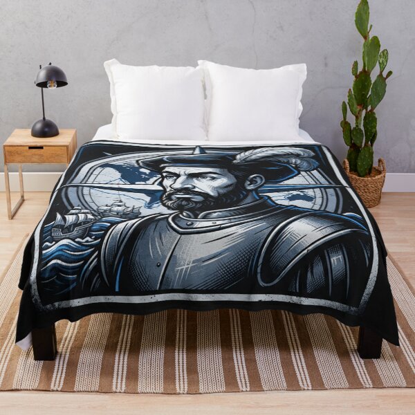 Item preview, Ferdinand Magellan Explorer Portrait Compass Art designed and sold by Owcomm.