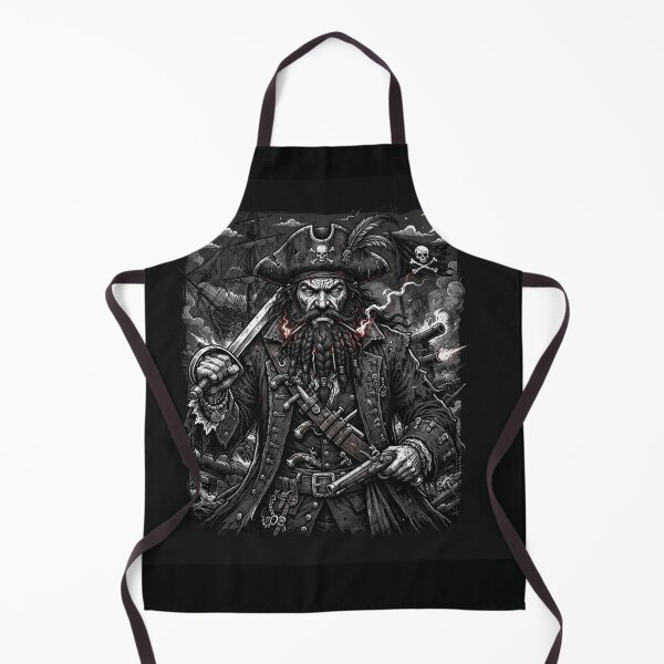 Item preview, Blackbeard The Legendary Pirate Captain Graphic designed and sold by Owcomm.