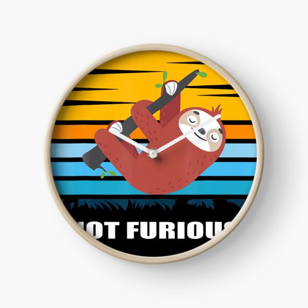 Item preview, Not Fast Not Furious Funny Sloth Retro Humor designed and sold by linendaust.