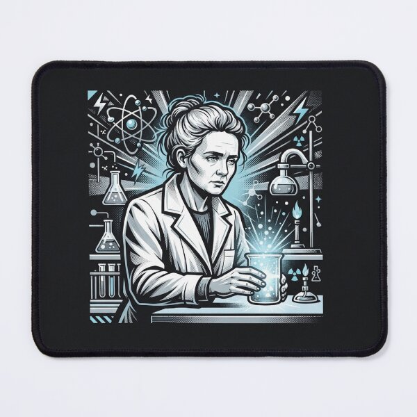 Item preview, Marie Curie Brilliant Scientist In Laboratory designed and sold by Owcomm.