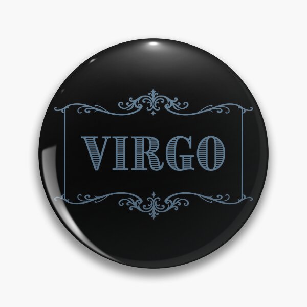 Item preview, Virgo Zodiac Vintage Ornate Typography Elegant Astrology designed and sold by HYPNK.