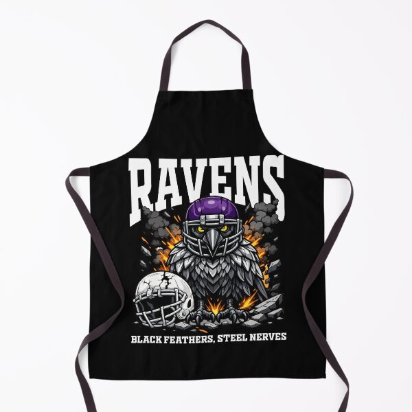 Item preview, RAVENS BLACK FEATHERS, STEEL NERVES - BAL RAVENS designed and sold by KEF Custom.