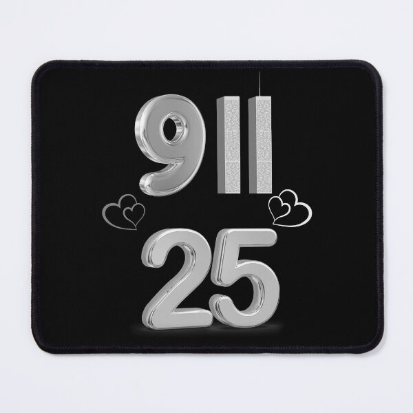 Item preview, 9/11 25 Years-Black background  designed and sold by Trendi61.