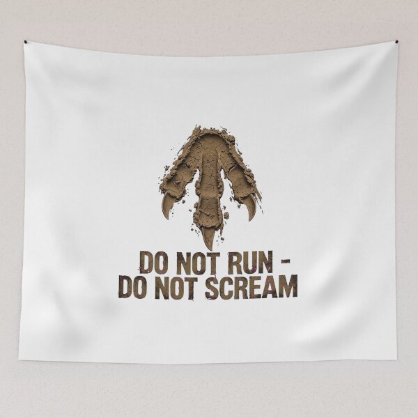Item preview, Do Not Run - Do Not Scream designed and sold by GeeklyShirts.