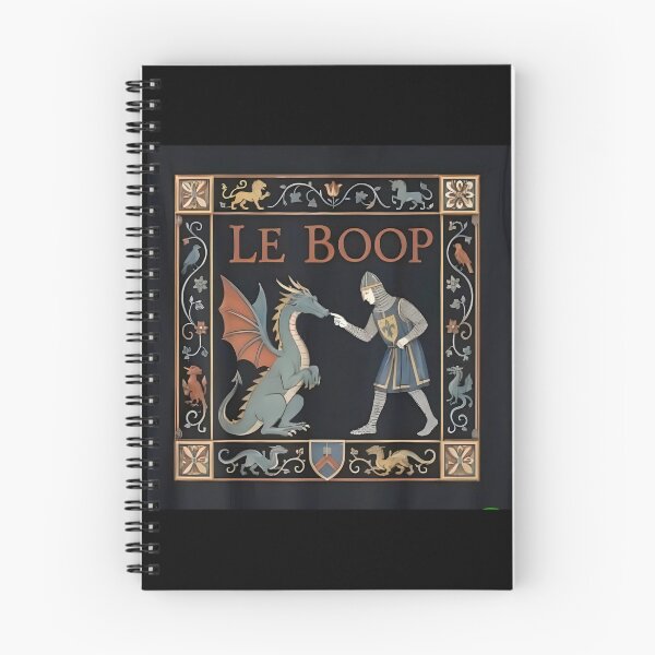 Item preview, Le Boop – Medieval Knight & Dragon Heraldic Fantasy Art designed and sold by The Funky Sprunki.