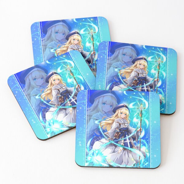 Item preview, Anime Mage Priestess | Fantasy Magic Girl | Blue Mystic Spellcaster Art designed and sold by GarnerSupplyCo.
