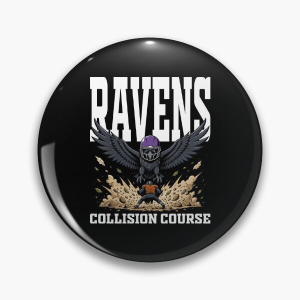 Item preview, RAVENS COLLISION COURSE - BAL RAVENS designed and sold by KEF Custom.