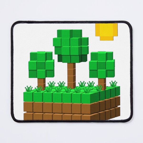 Item preview, Block World Landscape designed and sold by GeeklyShirts.
