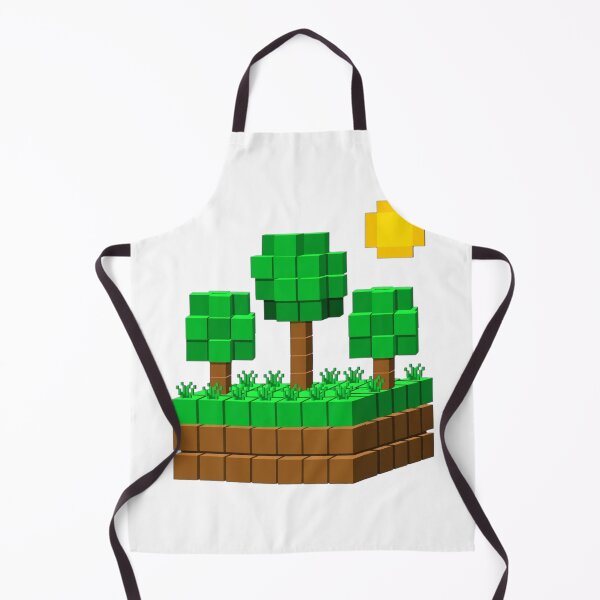 Item preview, Block World Landscape designed and sold by GeeklyShirts.