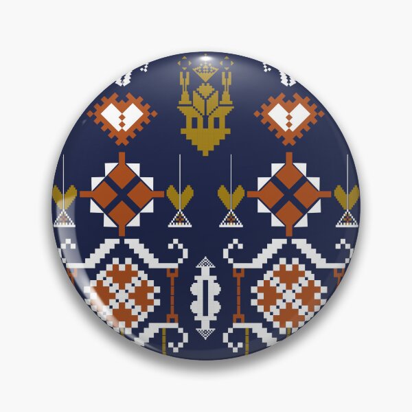 Item preview, Native abstract geometric cross-stitch ethnic pattern  designed and sold by Aesthetic shapes design.