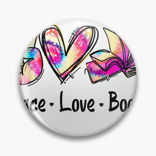 Item preview, Peace Love Books Librarian Teacher Life Book Library Tie Dye T-Shirt designed and sold by Lakshya20031.