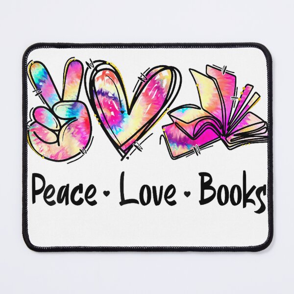 Item preview, Peace Love Books Librarian Teacher Life Book Library Tie Dye T-Shirt designed and sold by Lakshya20031.