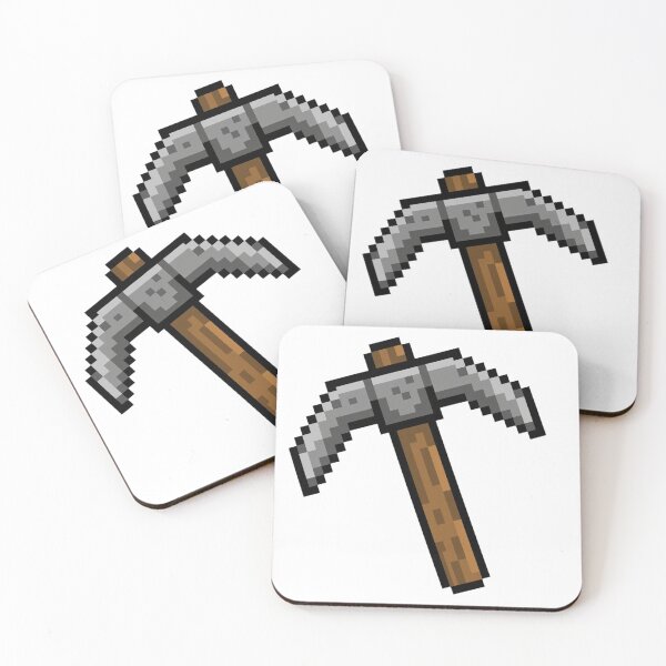 Item preview, Pixel Pickaxe designed and sold by GeeklyShirts.