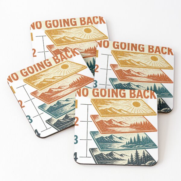 Item preview, Reduction Print No Going Back Layer Diagram designed and sold by BoosterShop.