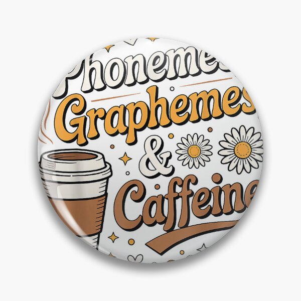 Item preview, Phonemes Graphemes Caffeine Teacher Coffee Lover School Day T-Shirt designed and sold by josumitofc.