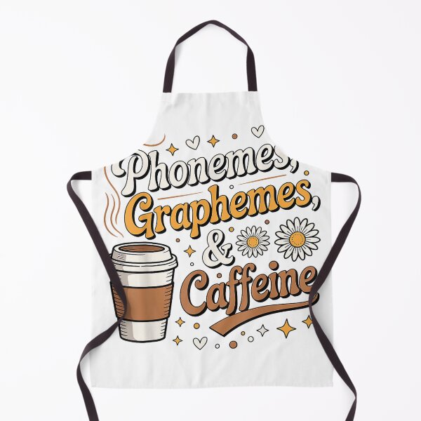 Item preview, Phonemes Graphemes Caffeine Teacher Coffee Lover School Day T-Shirt designed and sold by josumitofc.