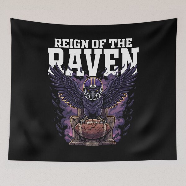 Item preview, REIGN OF THE RAVEN - BAL RAVENS designed and sold by KEF Custom.