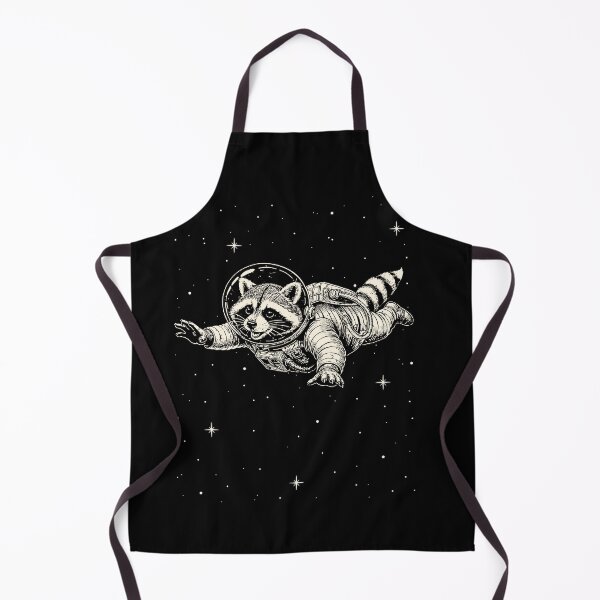 Item preview, Raccoon Astronaut Flying In Space designed and sold by MarlaMaloneShop.