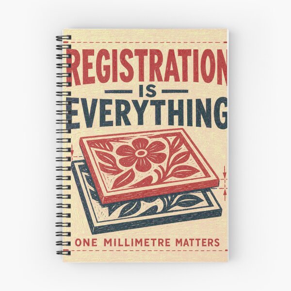 Item preview, Registration Is Everything Printmaking Chart designed and sold by BoosterShop.