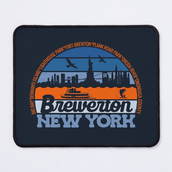 Item preview, Brewerton New York Sunset Retro Vintage Local Pride Logo designed and sold by CRHPOD20.