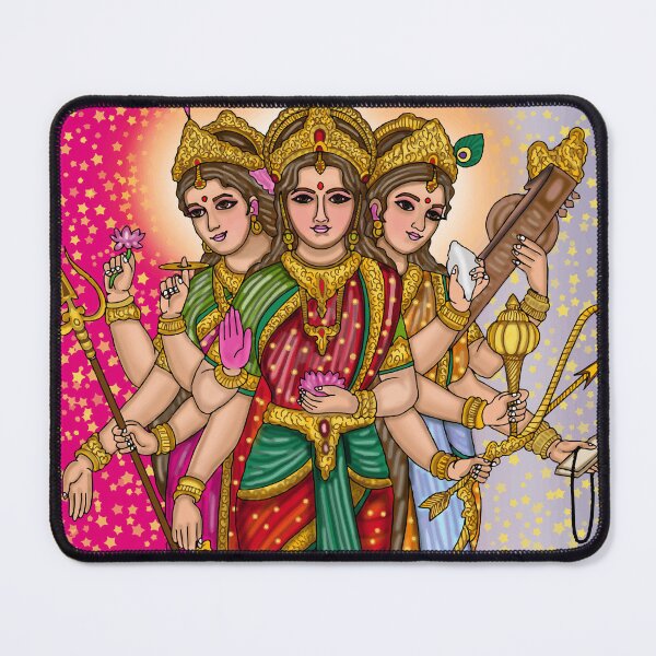 Item preview, Goddess Durga Digital Drawing | Hindu Goddess Spiritual Artwork designed and sold by Harshit_Digital_Arts.