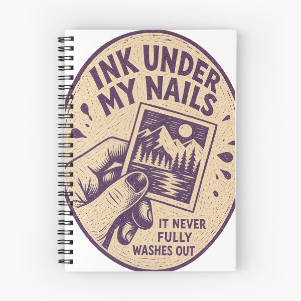 Item preview, Ink Under My Nails Printmaker Plaque designed and sold by BoosterShop.