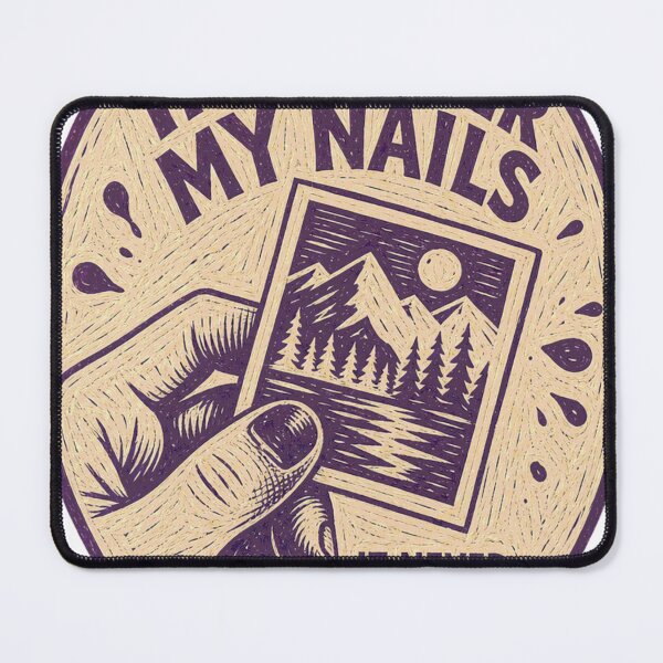 Item preview, Ink Under My Nails Printmaker Plaque designed and sold by BoosterShop.