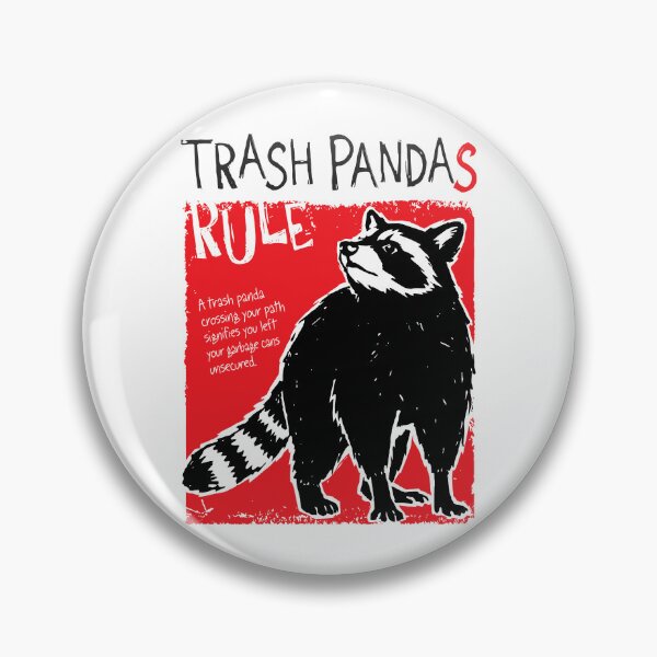 Item preview, Trash Pandas Rule Funny Raccoon Quote Graphic designed and sold by artworkathome.