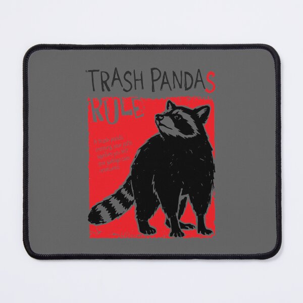 Item preview, Trash Pandas Rule Funny Raccoon Quote Graphic designed and sold by artworkathome.