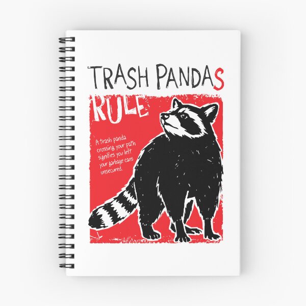 Item preview, Trash Pandas Rule Funny Raccoon Quote Graphic designed and sold by artworkathome.