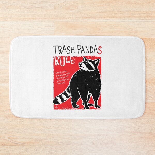 Item preview, Trash Pandas Rule Funny Raccoon Quote Graphic designed and sold by artworkathome.