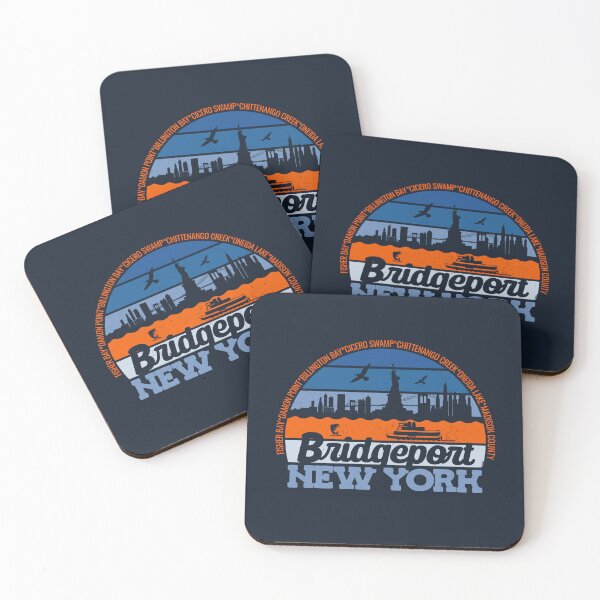 Item preview, Bridgeport New York Sunset Retro Vintage Local Pride Logo designed and sold by CRHPOD20.